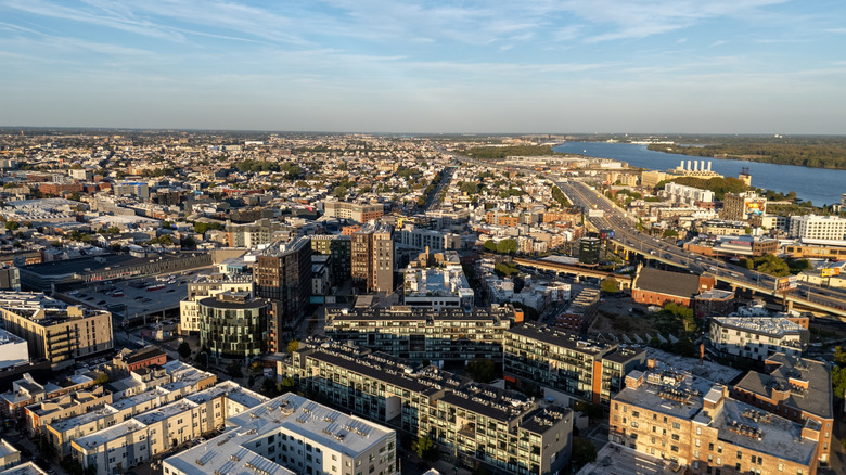 Aerial view of Northern Liberties in Philadelphia