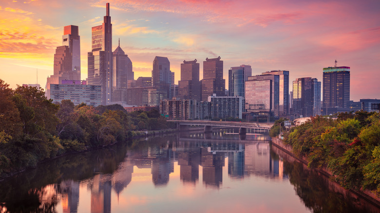 Downtown Philadelphia skyline