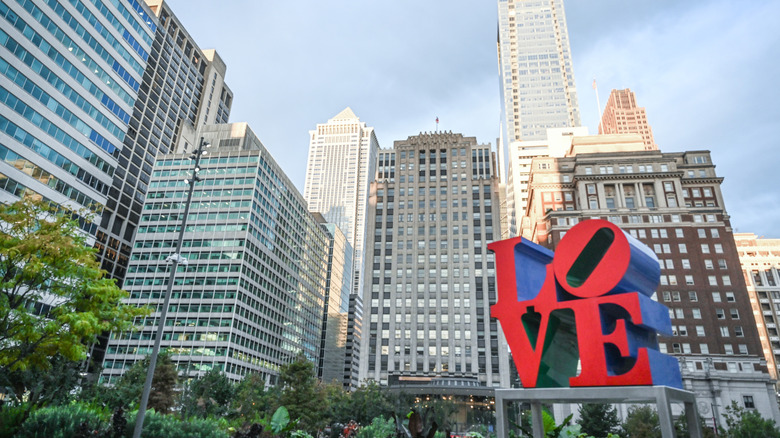 LOVE sign in Philadelphia, Pennsylvania