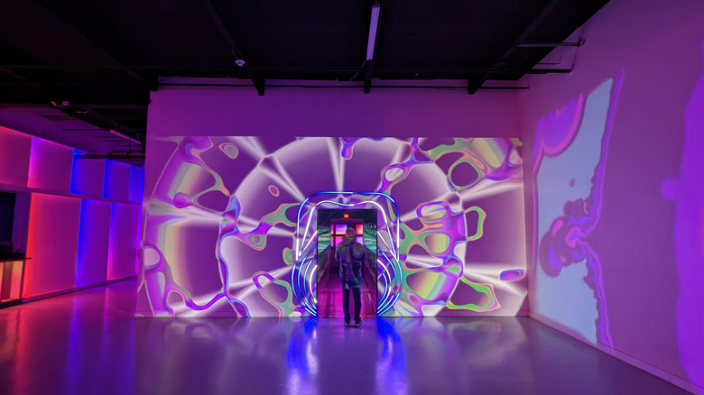 The entrance to the Otherworld Philadelphia immersive experience