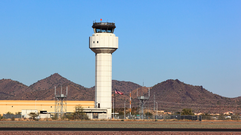 Airport control tower at Deer Valley Airport