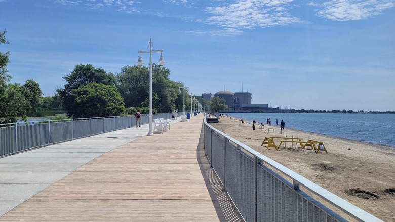view from beachfront park, Pickering, Ontario, Canada