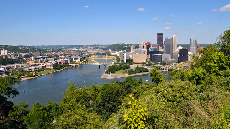 Pittsburgh skyline from Mt Washington