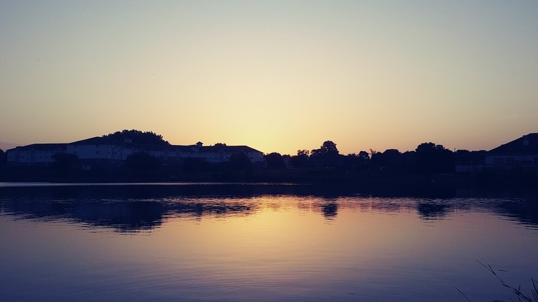 A beautiful sunset over Copper Creek Lake.