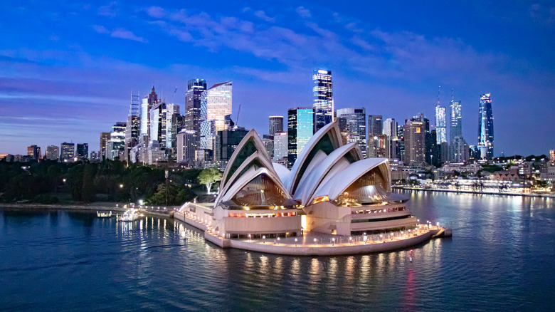 The Sydney waterfront, Sydney, Australia.