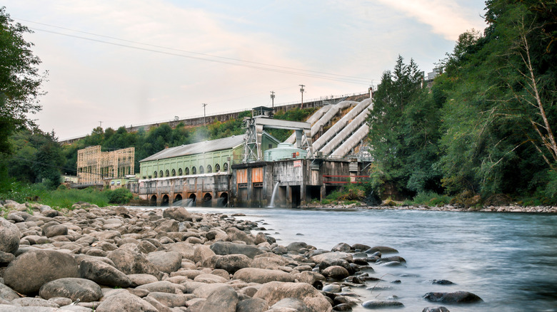 The river next to Oak Grove, Oregon