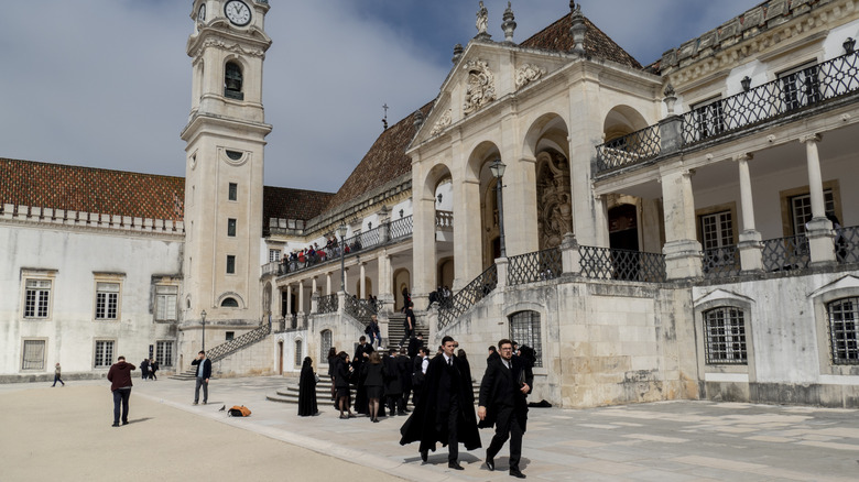 Black-robed students, Portuguese university