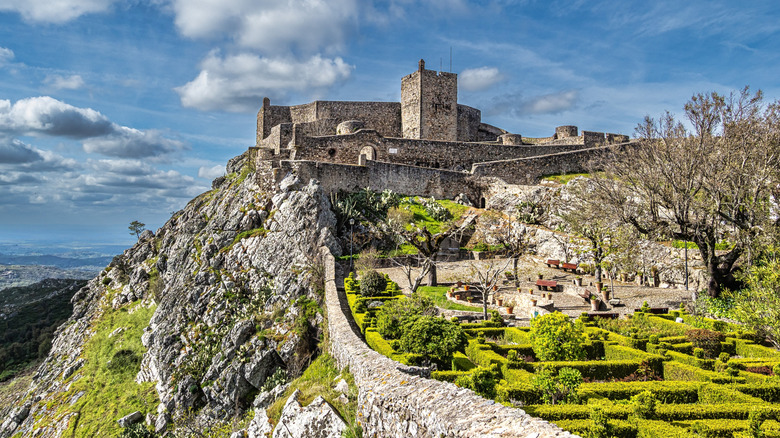 The fortress and castle of Marvão, Portugal, on a hilltop