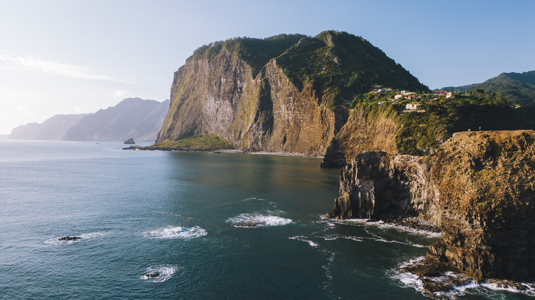 Coastal scenery near Santana, Madeira