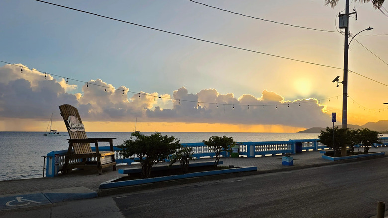 View of ocean sunset from Duffy's Esperanza