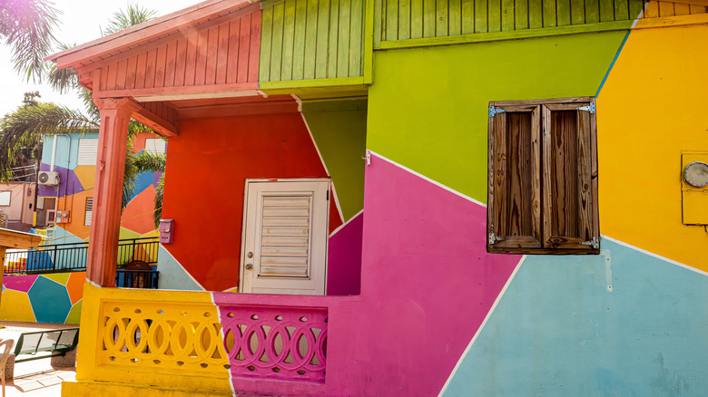Colorful house in Yauco, Puerto Rico