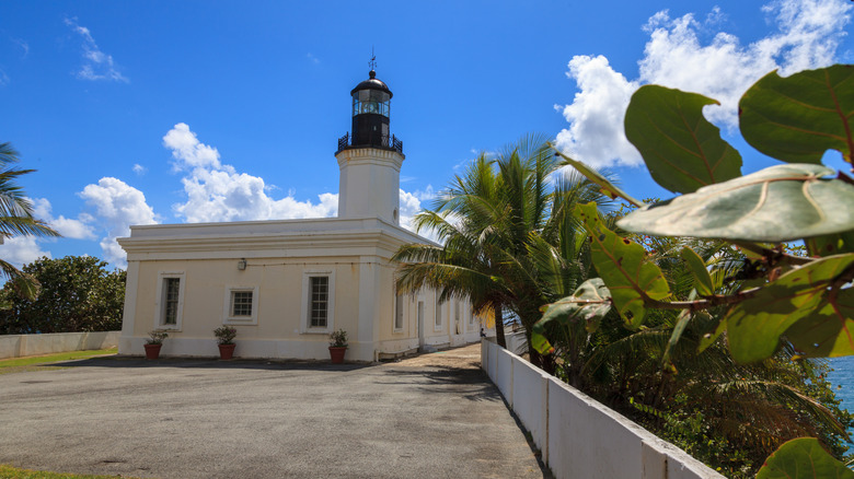 Punta tuna light house located in maunabo puerto rico