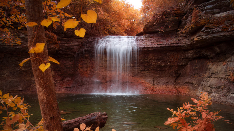 Milliken Falls within Quarry Trails Metro Park
