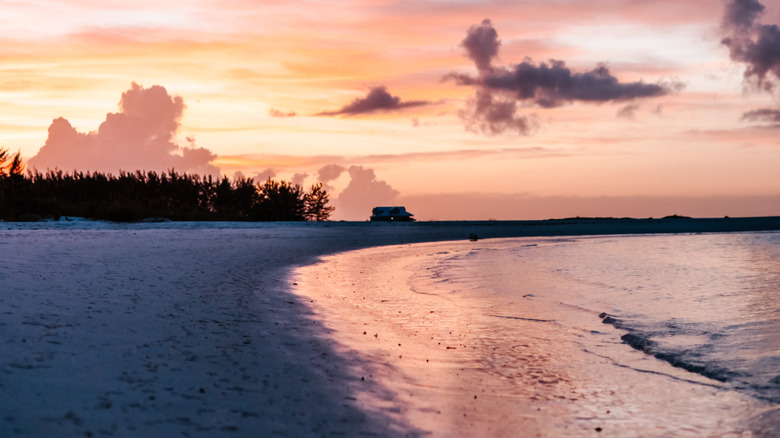 Sunset on Spanish Wells Beach, The Bahamas