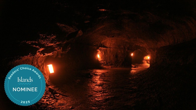 Lanterns in Kula Kai Caverns, Big Island