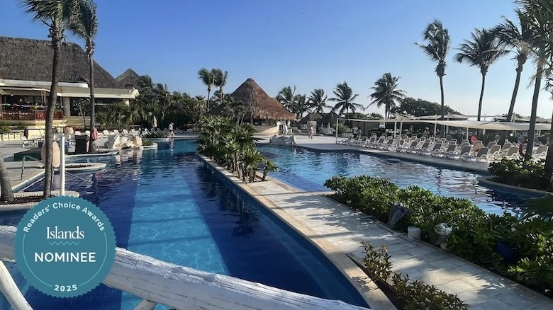 Pool area at Bahia Principe Luxury Akumal