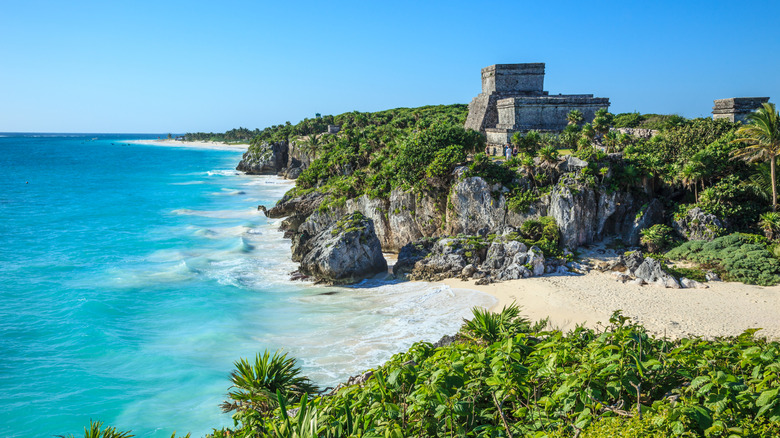 Archaeological site in Riviera Maya