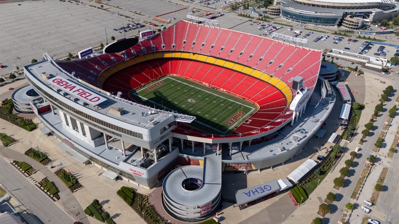 Arrowhead Stadium aerial view
