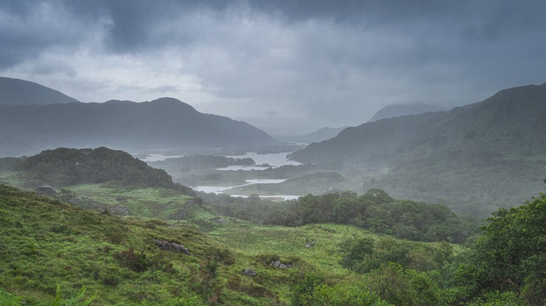 Overcast day in the Irish mountains