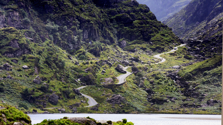 Gap of Dunloe pass along Ring of Kerry