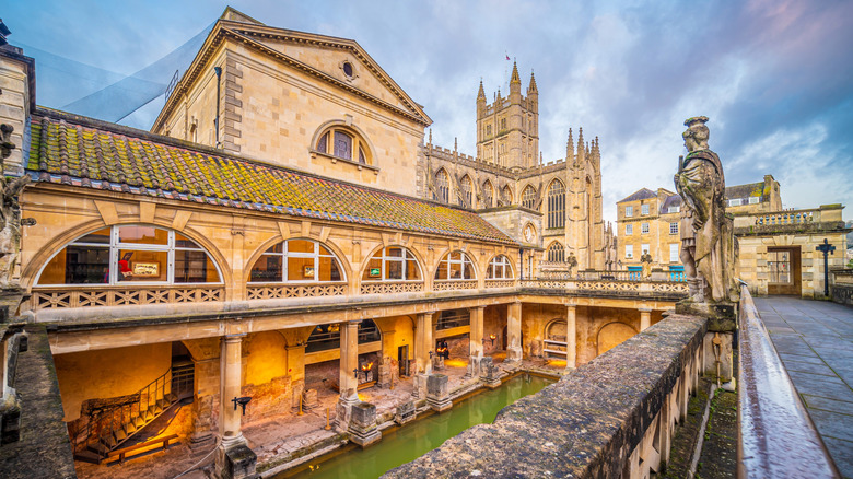 The Roman Baths in Bath, England