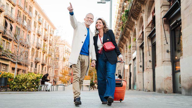 People on vacation in Italy