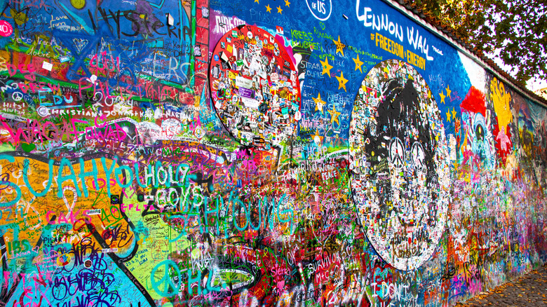 The Lennon Wall in Prague: A Colorful Tribute to Freedom, Energy, and Creativity