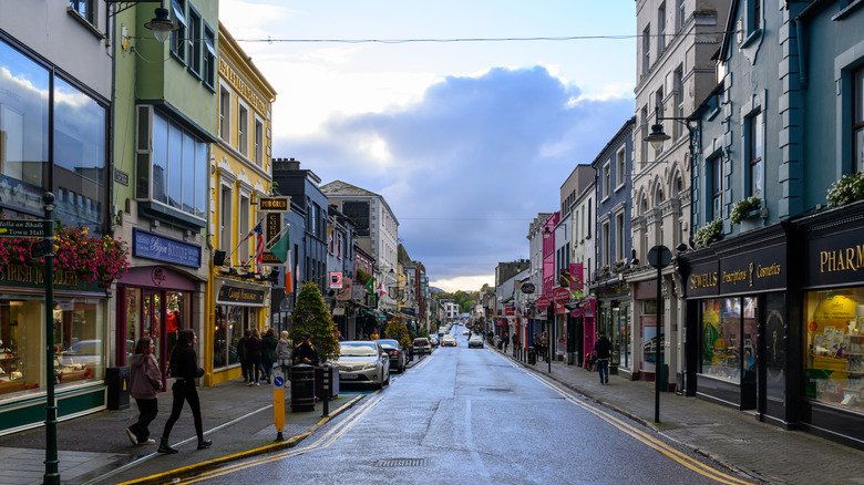 The touristy town of Killarney