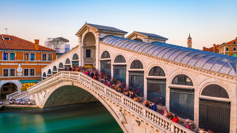 The Rialto Bridge in Venice, Italy