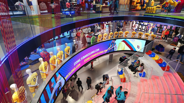 The FC Barcelona Megastore at Spotify Camp Nou