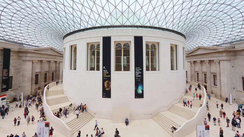 Great Court of British Museum in London
