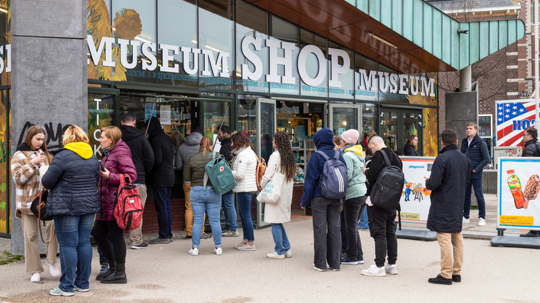 The Museum Shop at the Van Gogh Museum in Amsterdam
