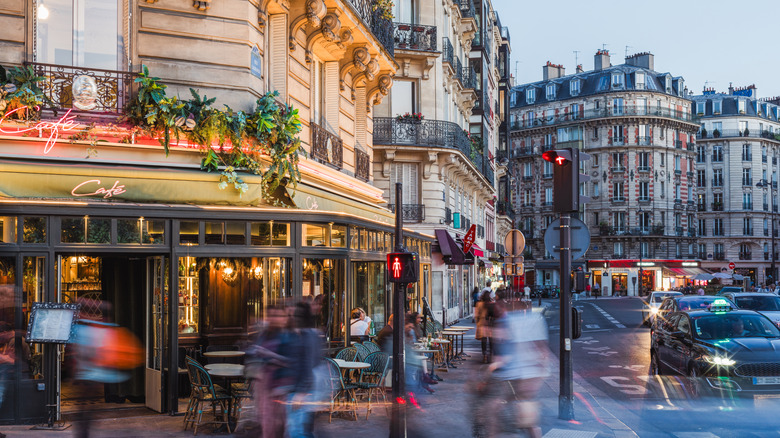 A café in France