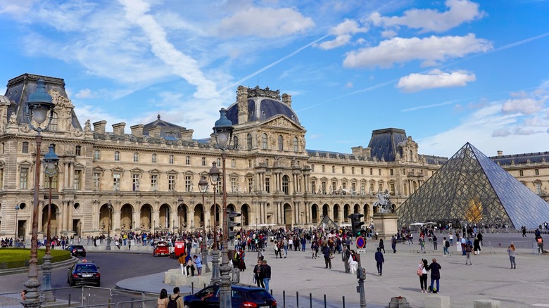 The Louvre Museum in Paris, France
