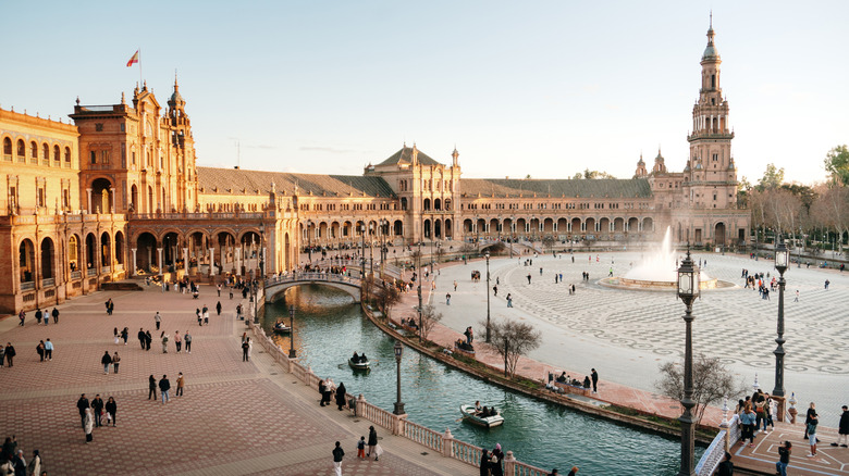 Plaza in Seville, Spain