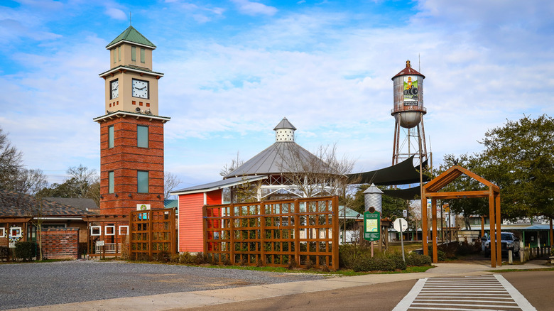 Clock tower in Covington Louisiana