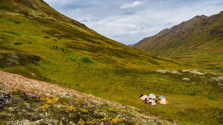 Backcountry camping in Chugach State Park