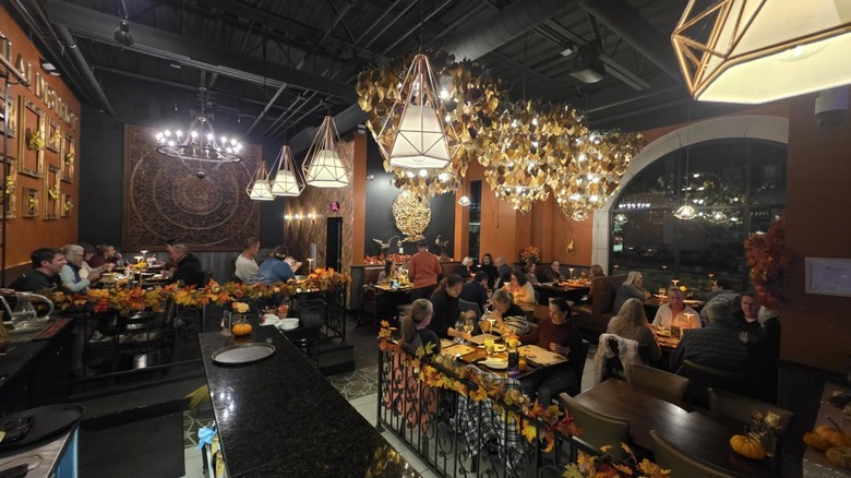 Interior of Thai District Restaurant in Brownsburg, Indiana