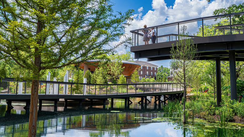 Downtown Cary Park, which has won numerous accolades for its design and amenities