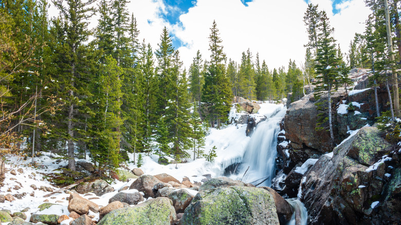 Waterfall in Rocky Mountain National Park