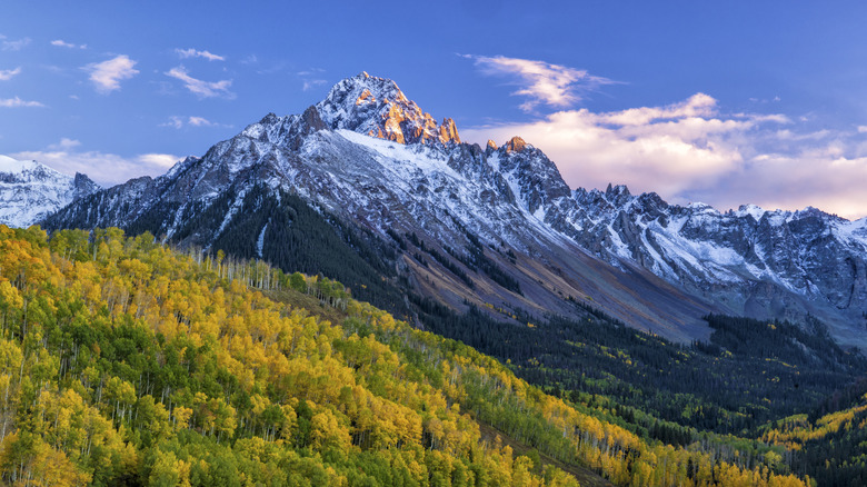 Sunset over the San Juan Mountains