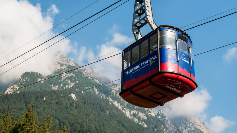 Busteni Cable Car in Romania's Bucegi Mountains