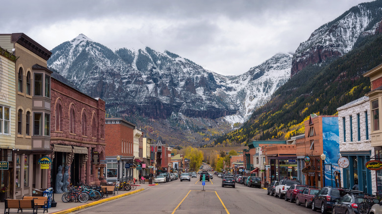 Downtown Telluride, Colorado.