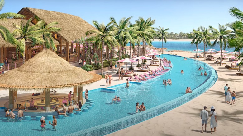 A mock-up of what their Costa Beach Club will look like