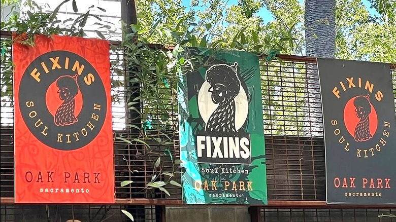 Fixins Soul Kitchen signs