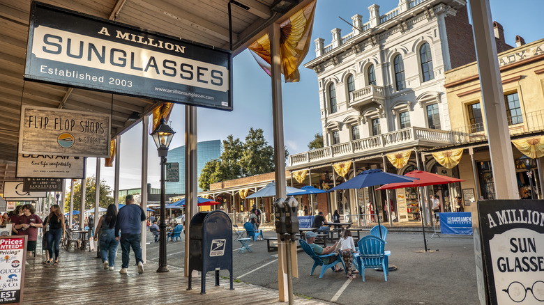 Shopping in Old Sacramento