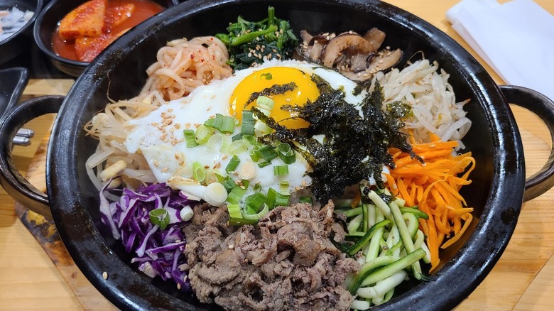 Bibimbap bowl from SEOULZIP Korean Restaurant in Rancho Cordova