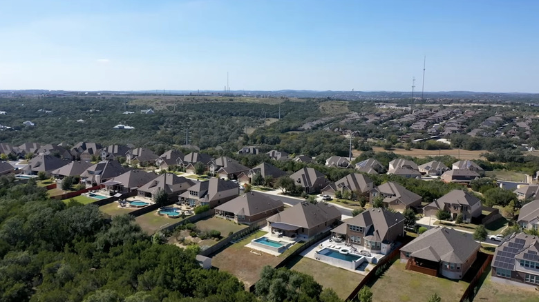 Aerial view of Stone Oak