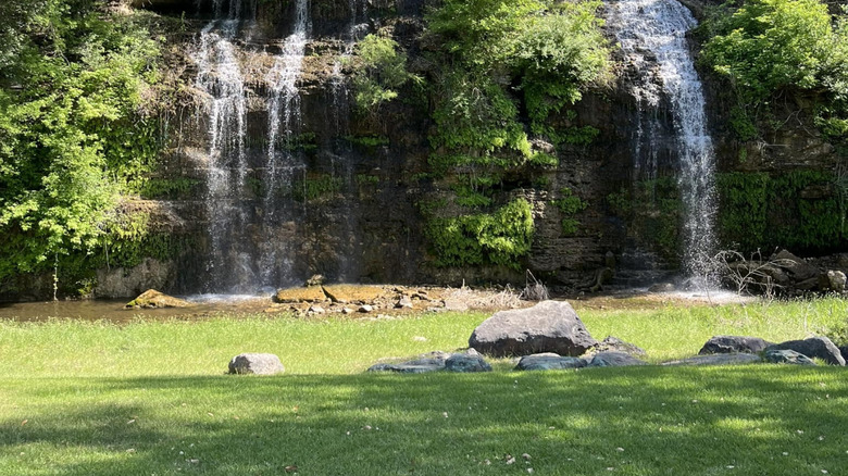 View from the golf course at Canyon Springs Golf Club