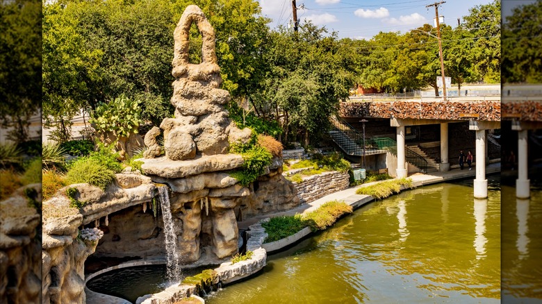The Grotto along the Museum Reach section of San Antonio's River Walk